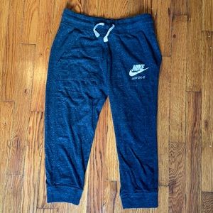 Gray triblend Nike joggers